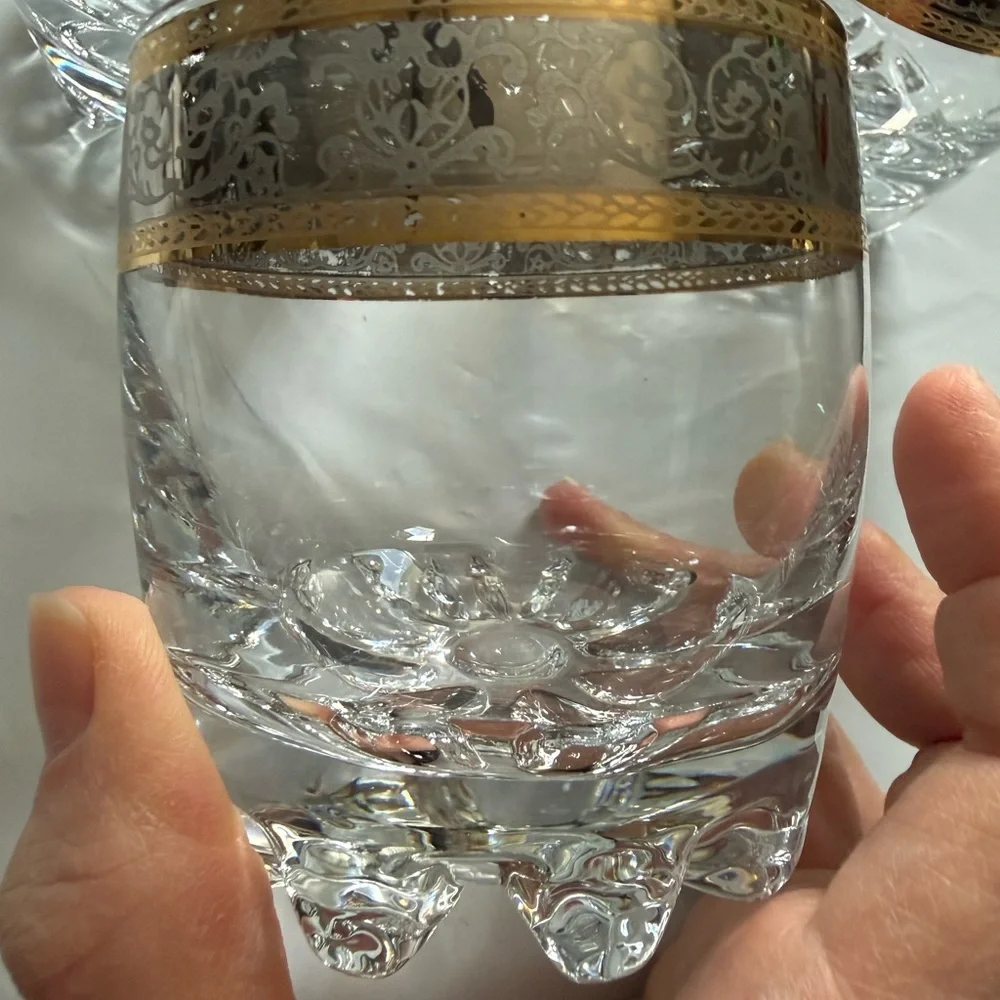 Circleware Crystal CRZ9 double old-fashioned glasses
